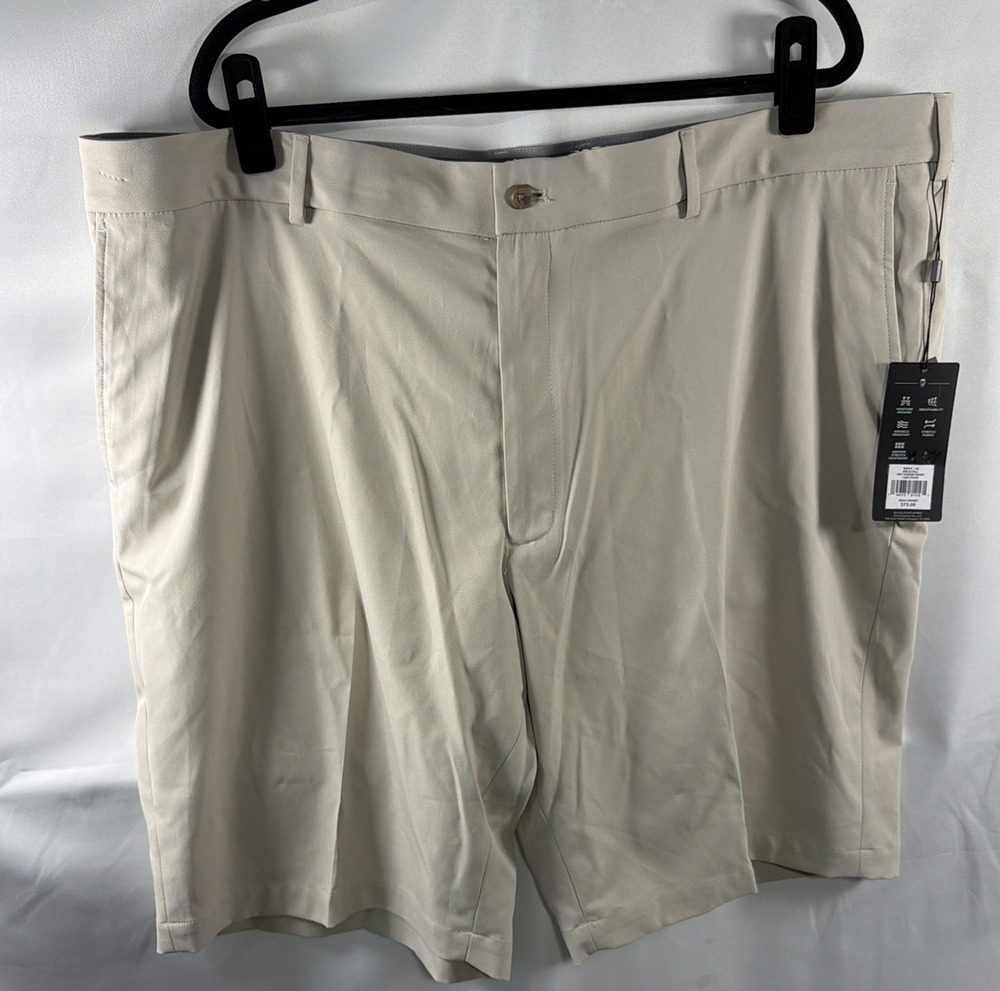 Men's 46 Walter Hagen Big & Tall Perfect 11 Collection Flat Front Golf Shorts